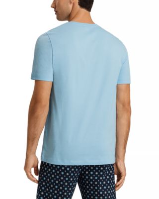 V-Neck Short Sleeve Cotton Pajamas