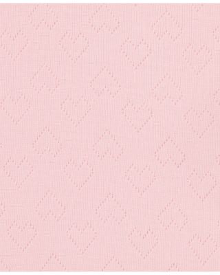 Girls' Heart Pointelle Tee & Pants Pajamas Set - Big Kid