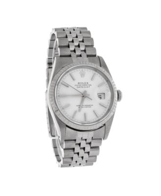 Oyster Perpetual Datejust Automatic Watch in Stainless Steel and White Gold 36mm