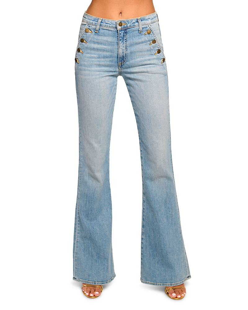 Ramy Brook Helena Flare Jeans in Light Wash