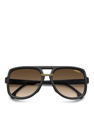 Victory Square Double Bridge Sunglasses, 59mm