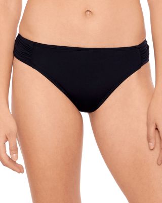 Lace Up Tankini & Shirred Side Hipster Bottom