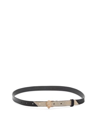 Women&#39;s Embellished Leather Belt