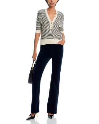 The Reboot High Rise Corduroy Jeans in Navy