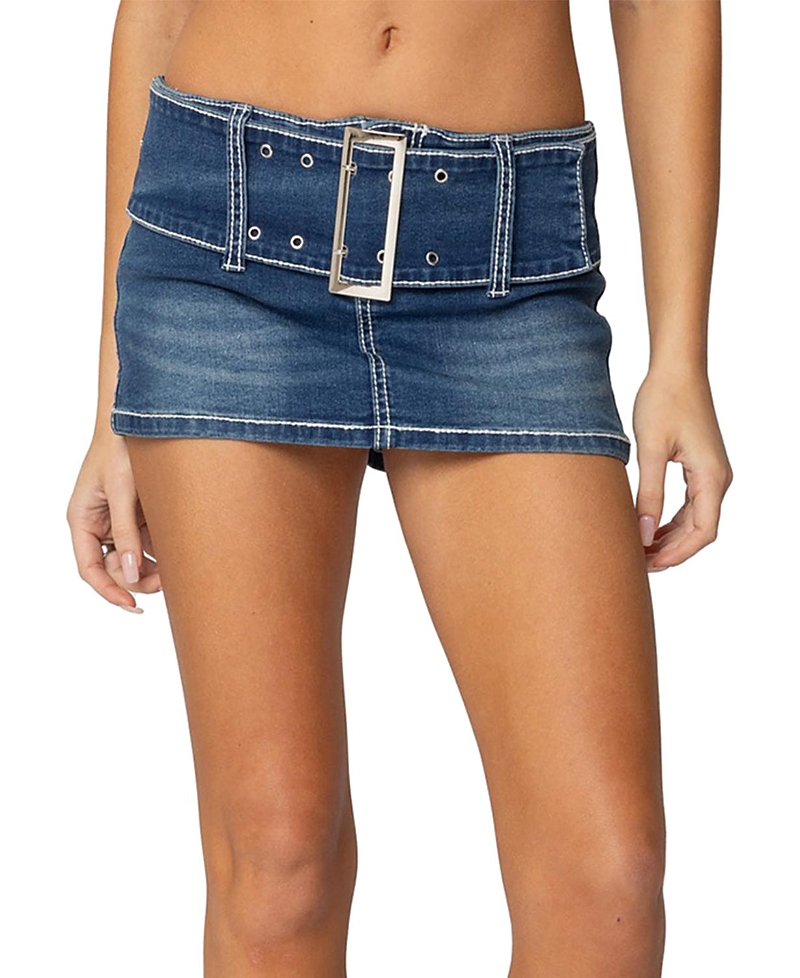 EDIKTED PAYSON WIDE BELTED MINI SKORT