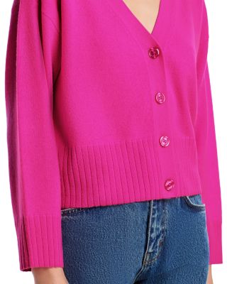 100% Cashmere V Neck Cardigan - Exclusive