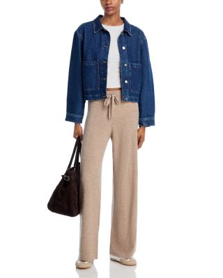 100% Cashmere Drawstring Pants - Exclusive