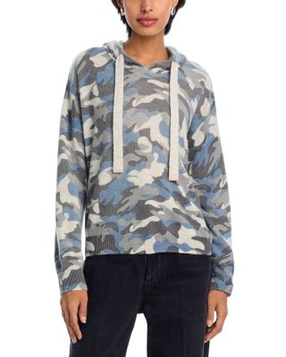 AQUA - 100% Cashmere Camo Hoodie - Exclusive