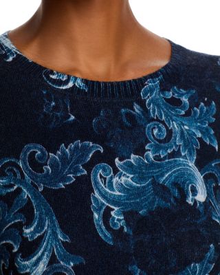 Printed Floral Crewneck Sweater - Exclusive