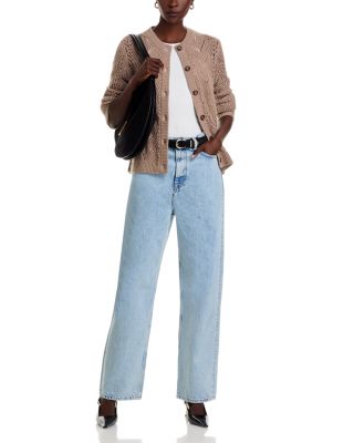 100% Cashmere Pointelle Cardigan - Exclusive