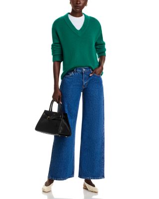 100% Cashmere New V Neck Sweater - Exclusive