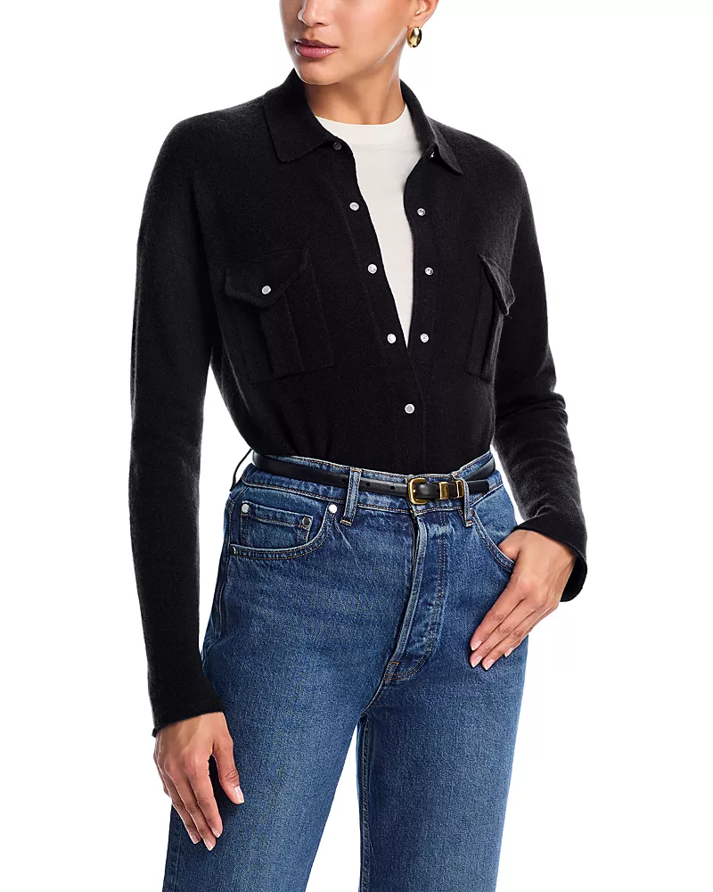 C by Bloomingdale's Cashmere Cashmere Polo Sweater - Exclusive