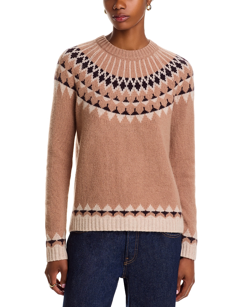 C By Bloomingdale's Cashmere Fairisle Crewneck Sweater - Exclusive In Multi