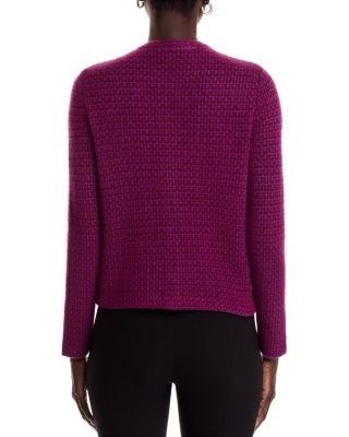 100% Cashmere Crewneck Pocket Cardigan - Exclusive