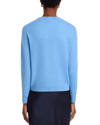 100% Cashmere Crewneck Cardigan Sweater - Exclusive