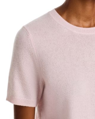 100% Cashmere Short Sleeve Crewneck Sweater - Exclusive