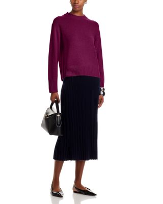 100% Cashmere Boxy Crewneck Sweater - Exclusive