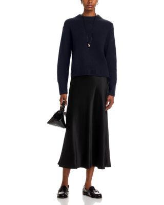 100% Cashmere Boxy Crewneck Sweater - Exclusive