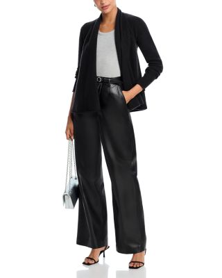 100% Cashmere Drape Front Cardigan - Exclusive