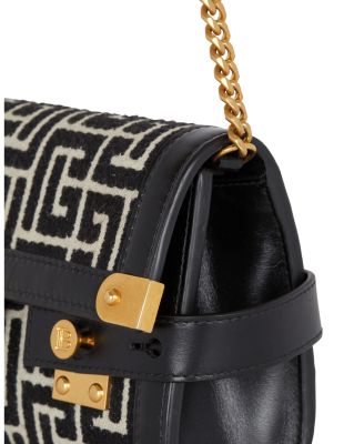 B-Buzz Pouch 23 in Monogrammed Jacquard Canvas and Leather