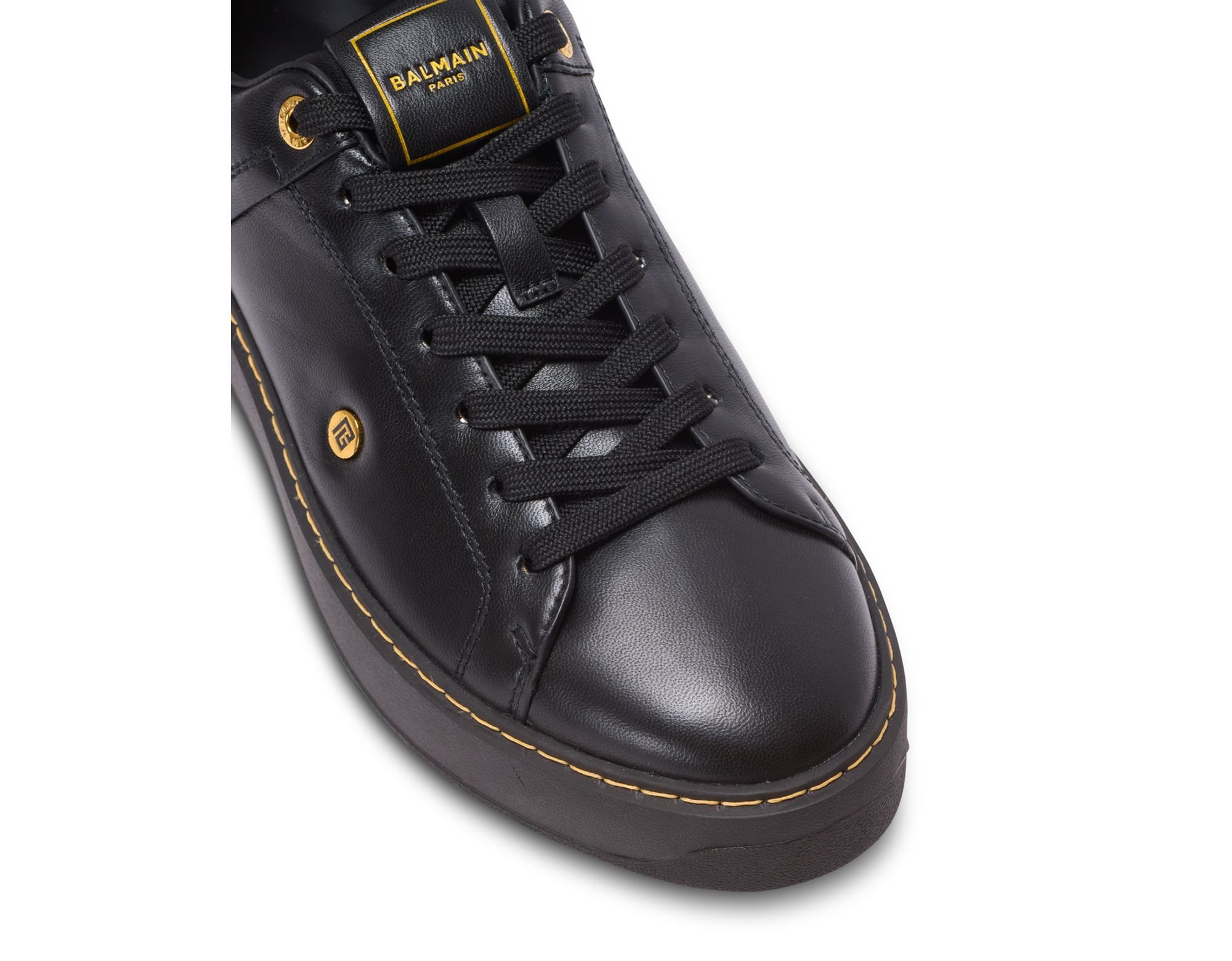 Women's B-Court Trainers in Calfskin — Image 5