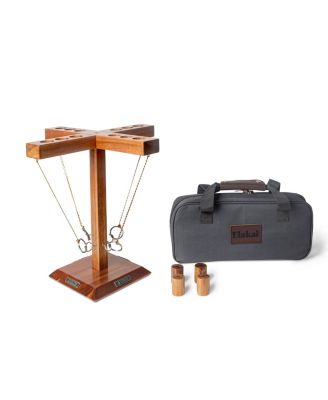 Acacia Globetrotter Tabletop Hook & Ring Game Square Post