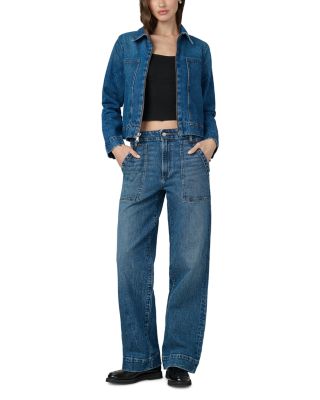 Denim Boxy Zip Jacket