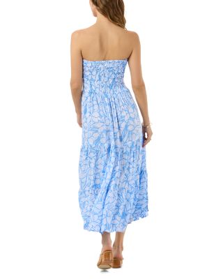 Lei Strapless Tiered Dress