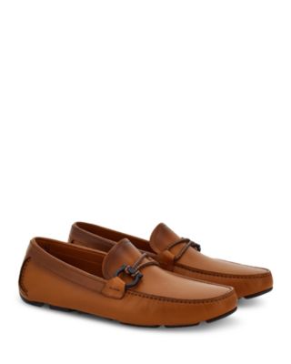 Men's Front Gancini Ornament Slip On Drivers