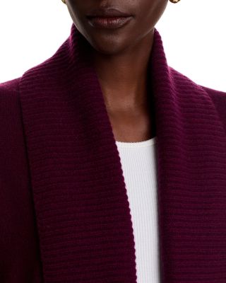 Shawl-Collar 100% Cashmere Cardigan - Exclusive