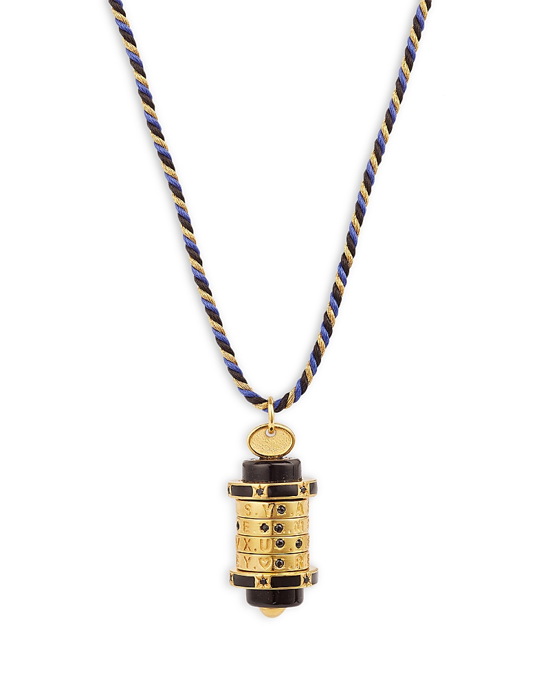 Caroline De Benoist Mot De Passe Thread Necklace, 25.6