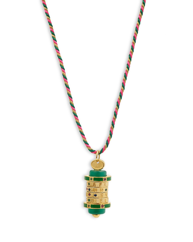 Caroline De Benoist Mot De Passe Thread Necklace, 25.6