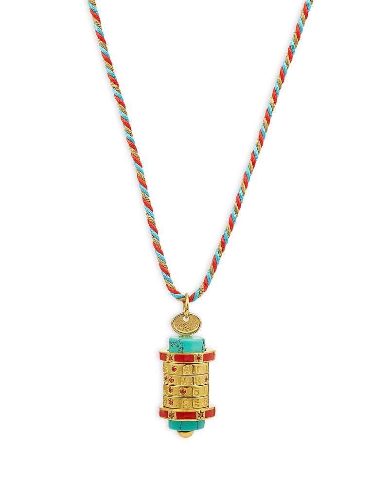 Caroline De Benoist Mot De Passe Thread Necklace, 25.6