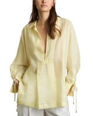 REISS - Talia Lemon Kaftan