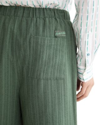 Regular Fit Tonal Striped Bermuda Shorts