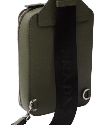 Brique Saffiano Leather Bag