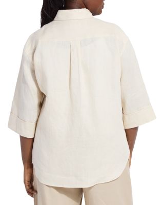 Roxanna Linen Embroidered Shirt