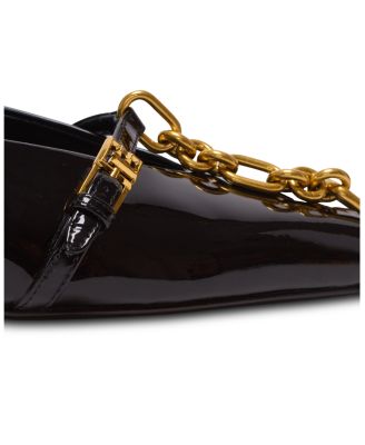 Women's Sync Patent Leather Mules with Pointed Toe