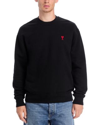 AMI - Regular Fit Red Ami De Coeur Sweatshirt
