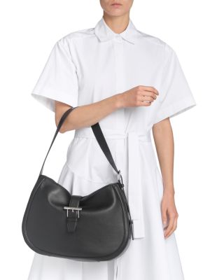 T-Bar Leather Shoulder Bag