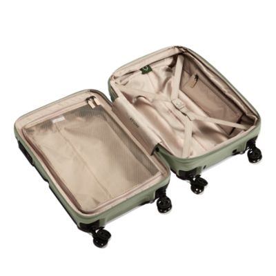 Single Stripe Expandable Carry On Suitcase