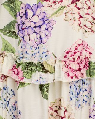 Hydrangea Tiered Midi Dress - Exclusive