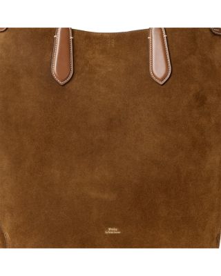 Bellport Suede North-South Tote