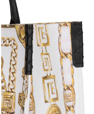 B-Army Medium Tote Bag in Printed Canvas