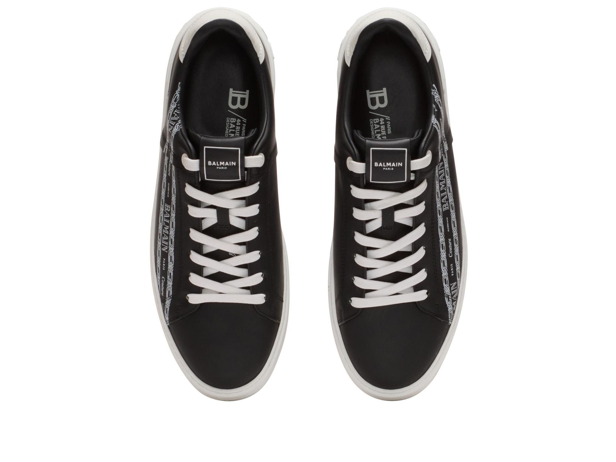Men's B-Court Printed Calfskin Trainers Sneakers — Image 3