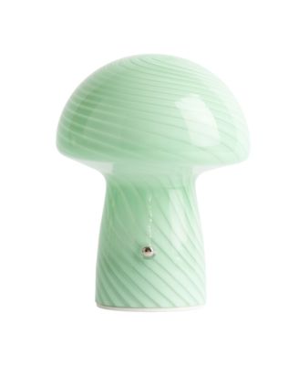 Mini Cordless Glass Mushroom Lamp