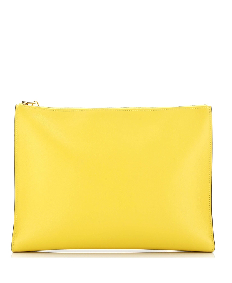 PRE-OWNED HERMES PRE-OWNED HERMES GM ZIPENGO POUCH EVERCOLOR
