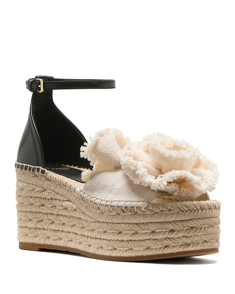 Kate Spade New York Flourish Espadrille Platform Sandal In Black