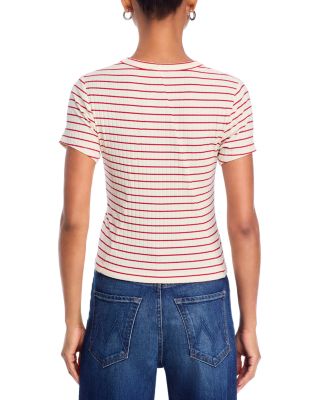 Luca Striped Ribbed Baby Tee