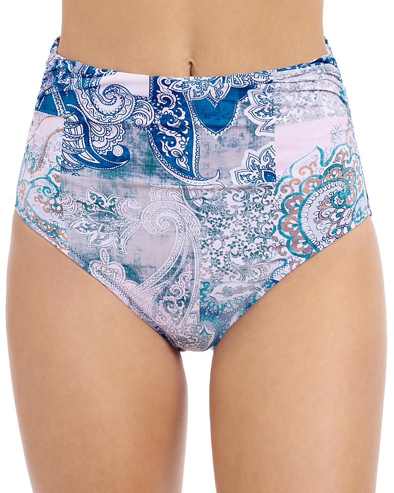 Profile by Gottex Karma Shirred High Waist Bikini Bottom